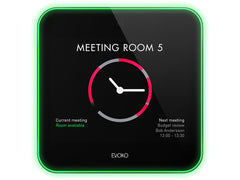 Evoko Liso Room Manager | 8" Touch Display | LED Statusring | PoE | WiFi | Vergaderruimte Planningssysteem