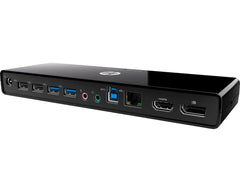 HP 3005pr USB 3.0 Port Replicator | Docking Station | HDMI, DisplayPort, USB, Ethernet