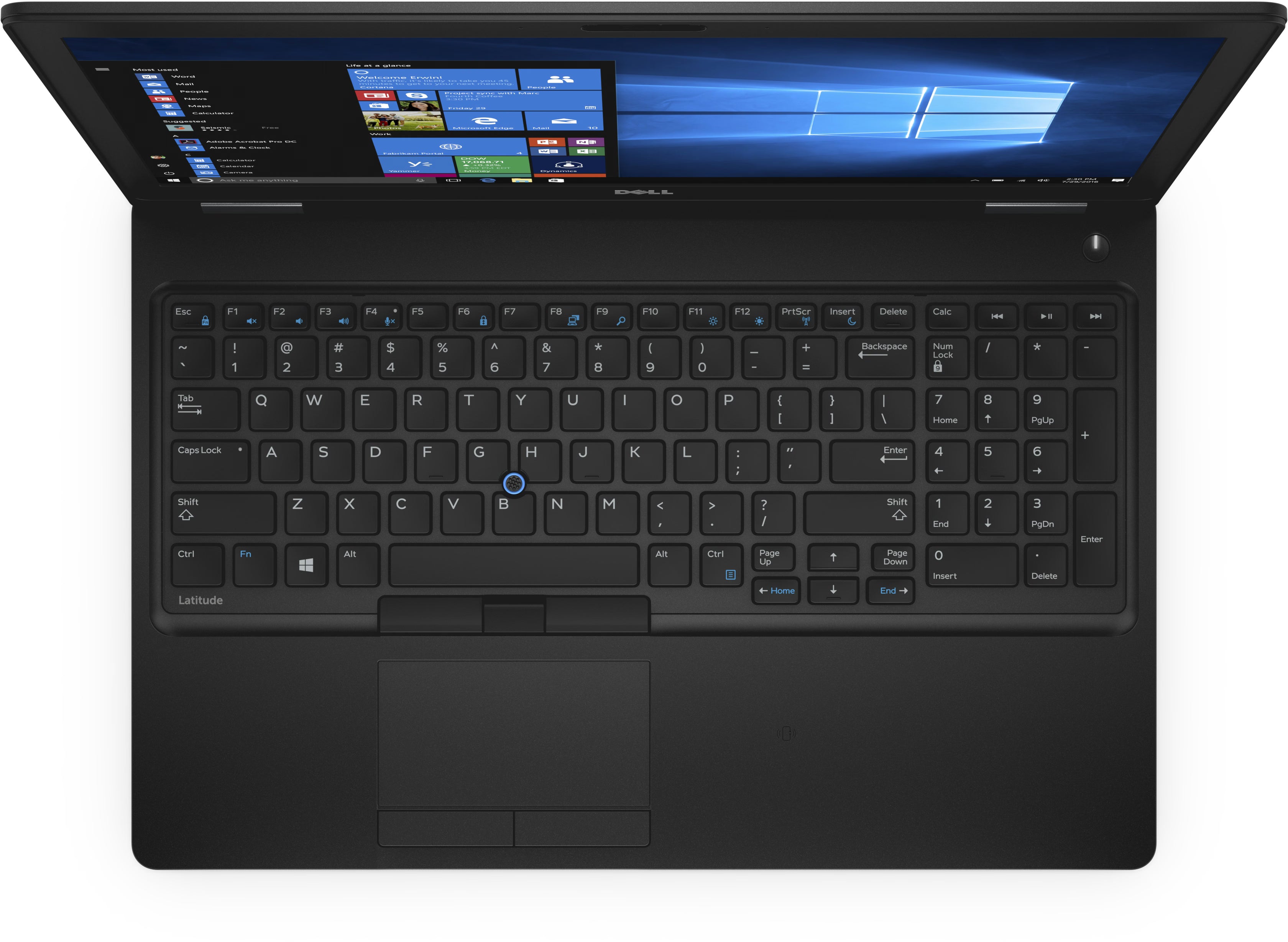 Dell Latitude 5580 | Intel Core i5 6300U | Intel UHD Graphics 620 | 16 GB RAM | 256 GB SSD | 15.5" | Full HD | Numeriek toetsenbord | Windows Secundaire afbeelding