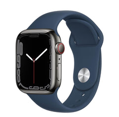 Apple Watch series 7 41mm LTE Graphite SS Stainless Steel/Abyss Blue Sport Band