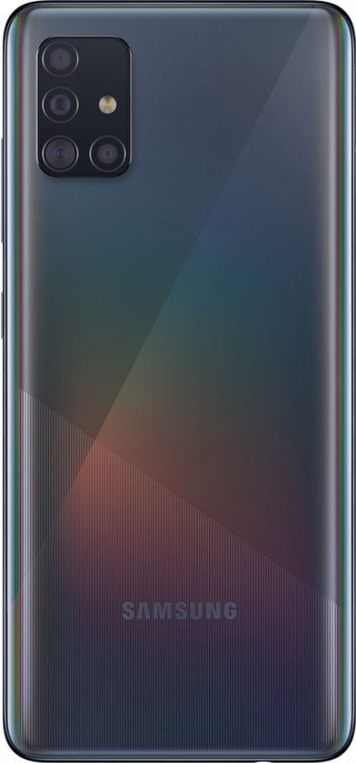 Samsung Galaxy A51 128GB Zwart – Refurbished Android Telefoon – A-Grade Dual Sim - Inclusief oplader