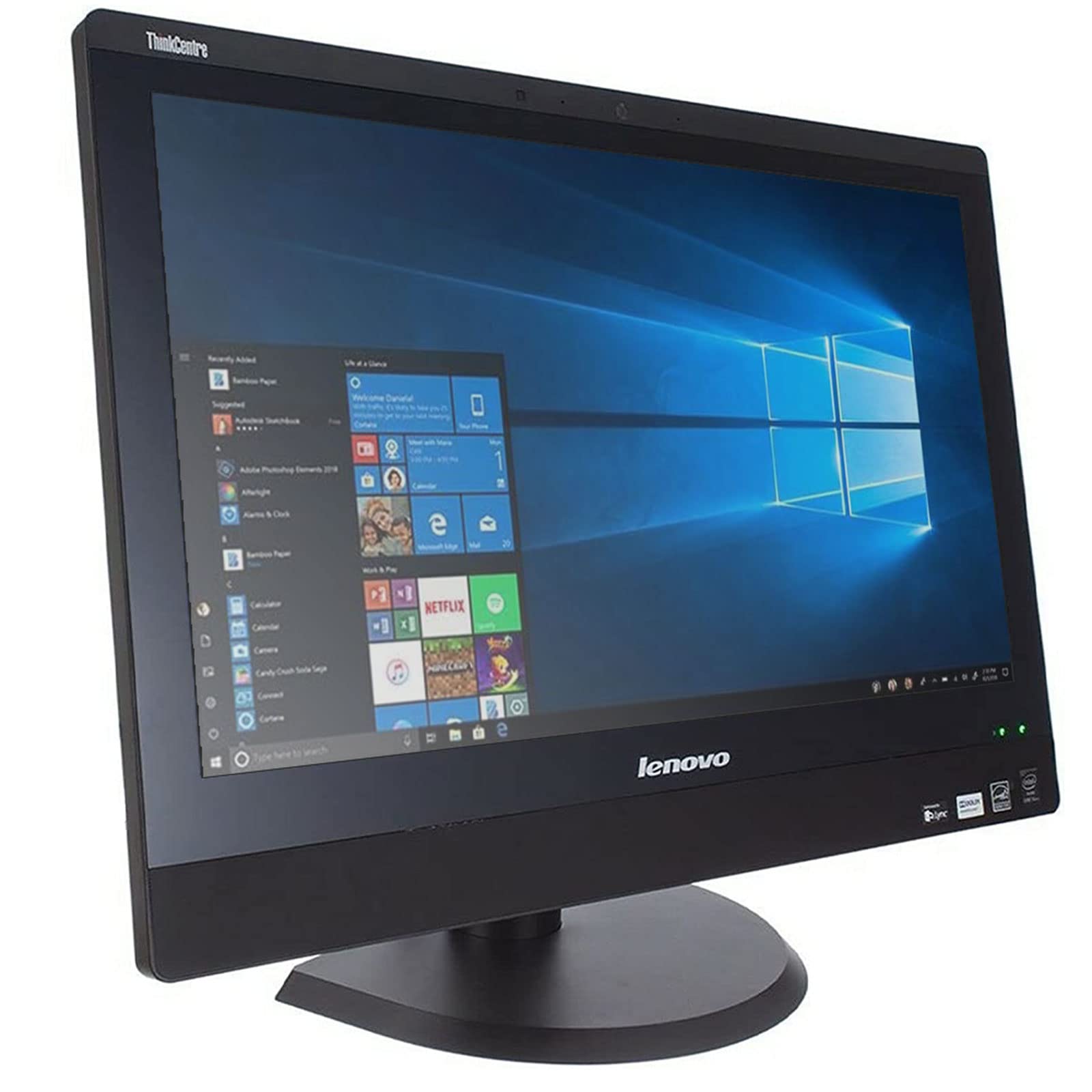 Lenovo ThinkCentre M93z | Intel Core i5| 8 GB RAM | 256 GB SSD | All-in-One PC | Touchscreen Secundaire afbeelding