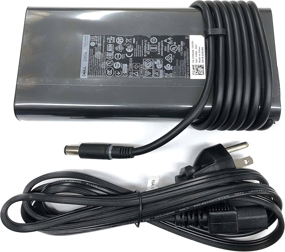DELL Laptop Oplader 240W | Model LA240PM180 | Originele EU Laptop Voedingsadapter Secundaire afbeelding