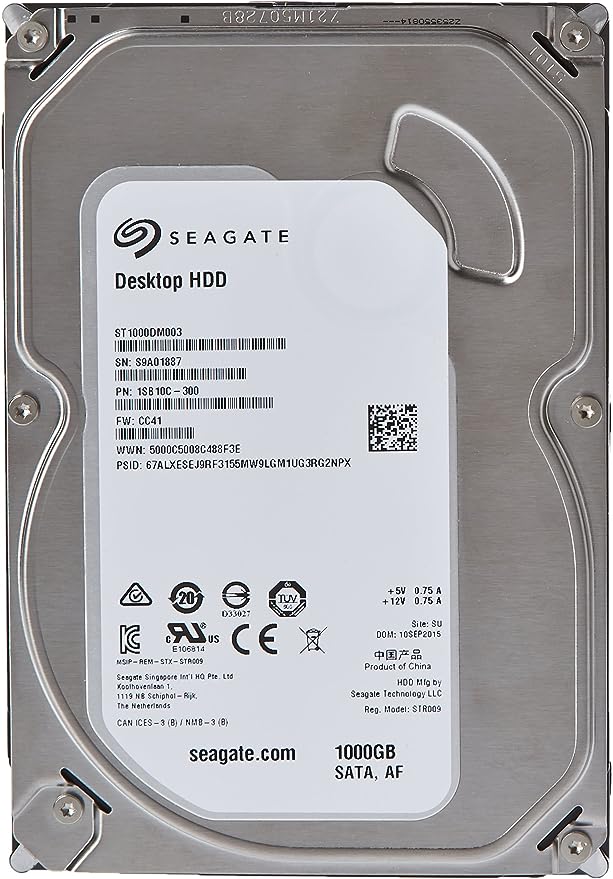 Seagate Desktop HDD 6000 GB (6 TB) Hardschijf (HDD) | ST6000DM001 | 3.5 inch | 1 Jaar garantie Hoofdafbeelding