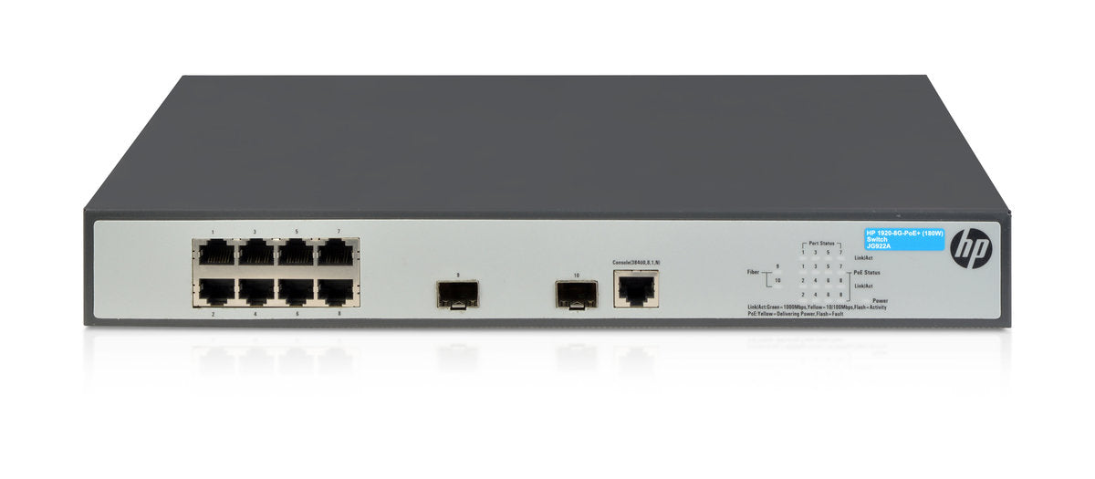 HPE OfficeConnect 1920 8G Switch | Gigabit Ethernet | Beheerde Netwerkswitch Hoofdafbeelding