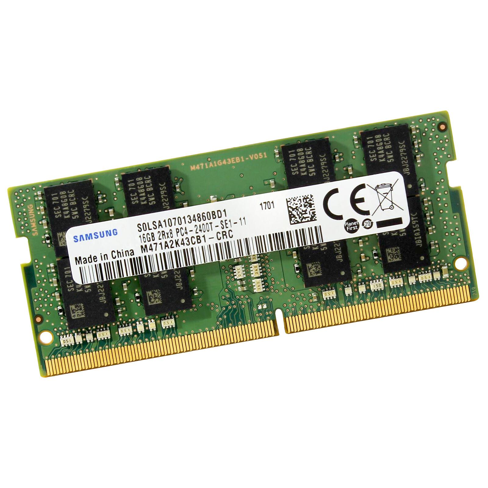 Samsung 16GB 2Rx8 PC4 2400T SE1-11 Laptop RAM Hoofdafbeelding