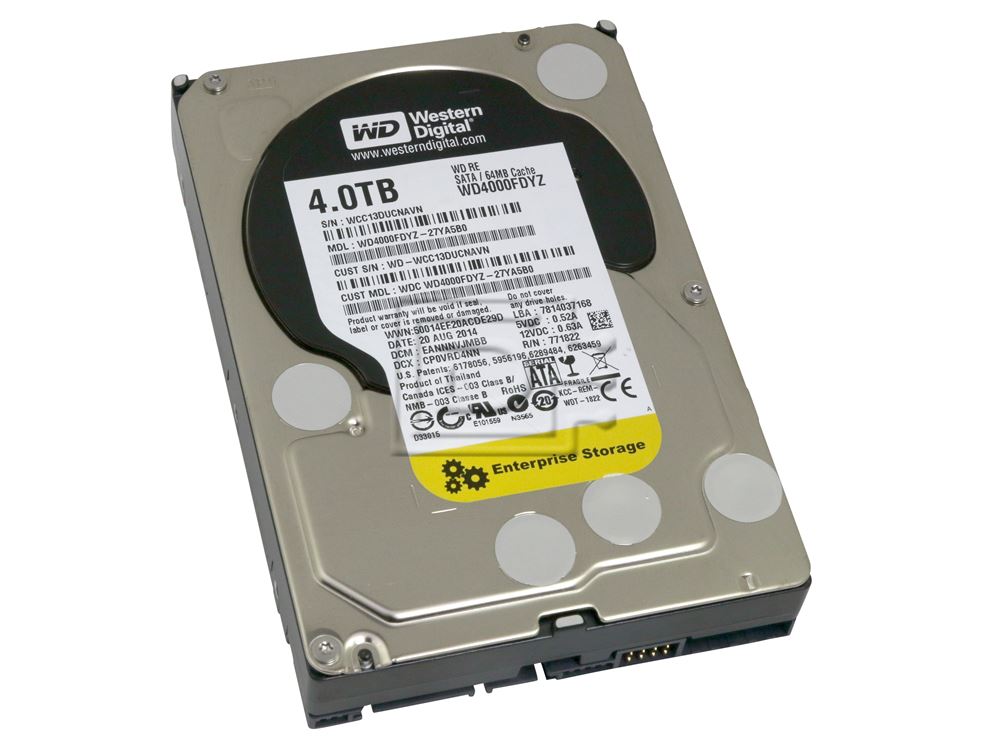 Western Digital WD Enterprise 4TB (4000GB) HDD | WD4000FYYZ | 3.5 inch