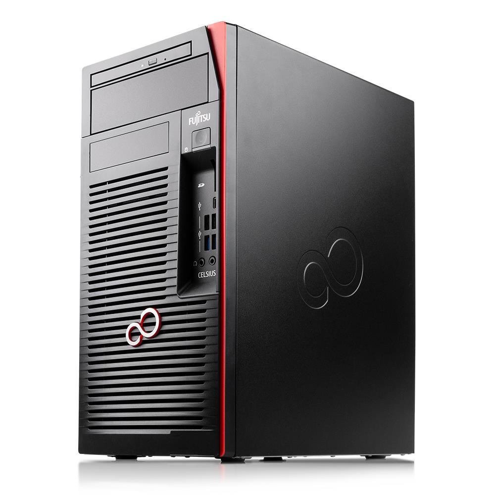 Fujitsu Celsius W550 Power | Intel Xeon E3-1275 v5 | 16GB RAM | 512GB SSD | DVD-RW | Windows 11 Pro
