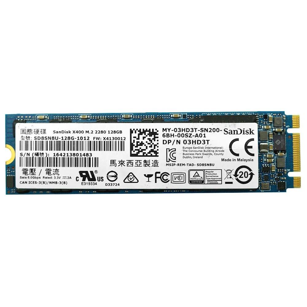 SanDisk X400 128GB SSD M.2 2280 SATA III | Laptop Opslag Upgrade Hoofdafbeelding