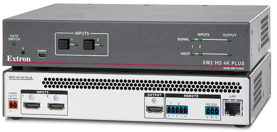 Extron SW2 HD 4K | 2x HDMI Switcher | Ultra HD Signaalverdeler